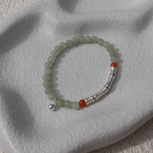 Silver Jade Harmony Bracelet